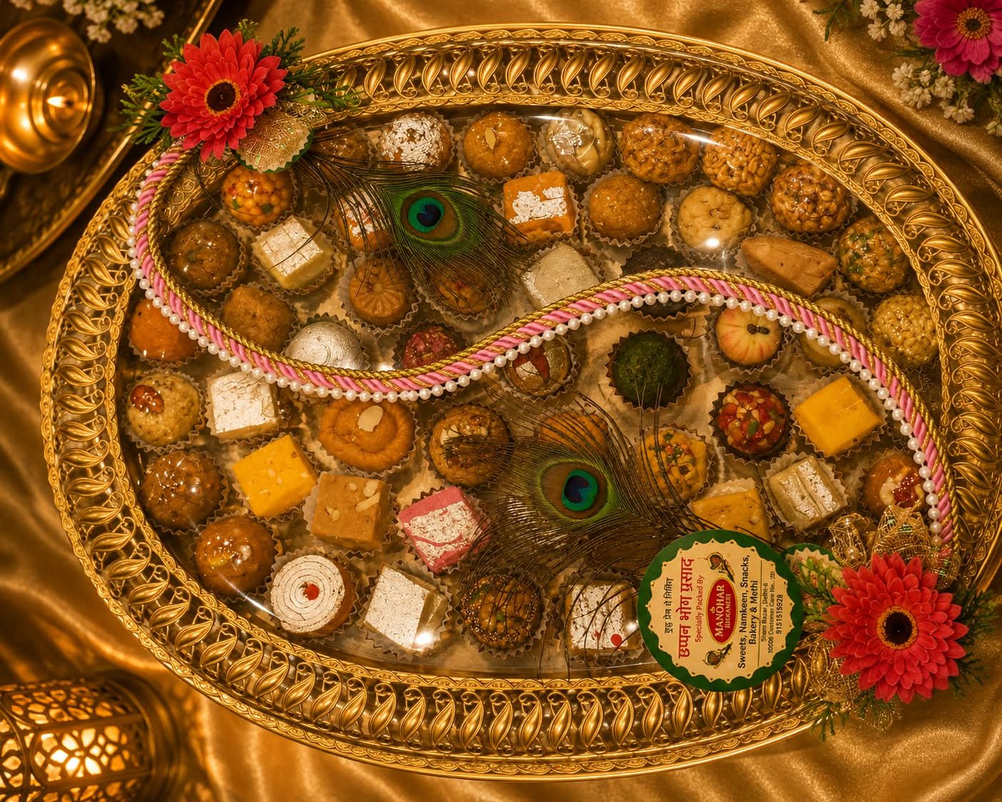 56 bhog thal